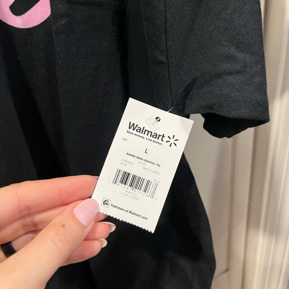 Barbie Black and Pink Short Sleeve Tee - Picture 2 of 3